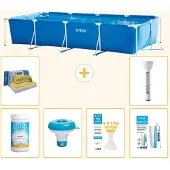 Intex Rechteckiger Frame Pool - 450x220x84 cm - 7-teilig S21259