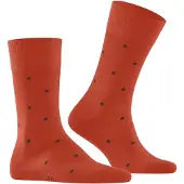 Falke Socken "Dot", Herren, Gr. 43-46, orange (rot clay (8095)), Obermaterial: 88% Baumwolle CO. 12% Polyamid PA., glatt, Socken Socken