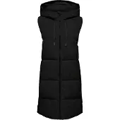 JDY Steppweste "JDYBLAIR LONG HOOD WAISTCOAT OTW SIJ" Kunstfaser