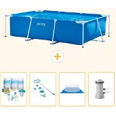 Intex Rechteckiger Frame Pool - 300x200x75 cm - 5-teilig S20838