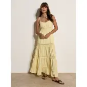 Apricot Spitzenkleid "Maxikleid" mit Häkelverzierung