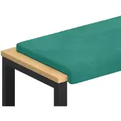 vidaXL Bankkissen Samt Türkis Tiefe 35 cm