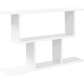 vidaXL Wandregal Weiß 80 x 15 x 50,5 cm Holzwerkstoff