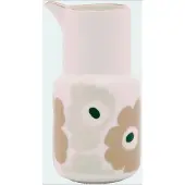 Marimekko - Oiva Karaffe 650 ml, weiß / sand / beige / dunkelgrün