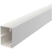 Obo Bettermann OBO 6191134 Wand- und Deckenkanal mit Bodenlochung 40x60x2000 Polyvinylchlorid reinweiß RAL 9010 WDK40060RW - 2 Meter