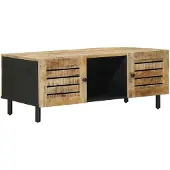 vidaXL Couchtisch Natur 100 x 54 x 40 cm Massivholz Mango