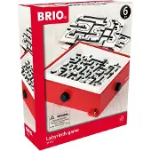 BRIO Games Labyrinthspiel m. Übungsblätter - Rot 34020 - - One Size - Spiele