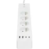 Nedis N WIFIP313EWT - Switchable WLAN socket strip 4-way 4x USB