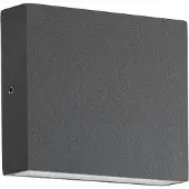CMD LED Aussenwandleuchte 9060, schwarz, Aluminium, Modern, LED Wandleuchte außen