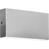 CMD Aussenwandleuchte 9071, alu / grau / zink, Edelstahl, Modern