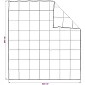 vidaXL Bettwäsche-Set 2 stk. 200 x 240 cm Für alle Jahreszeiten Beige