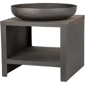 Esschert Design FF526, Freistehende Feuerstelle, offen, Brennholz, Schwarz, Draußen, Stahl