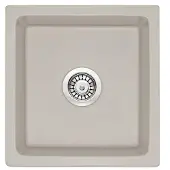 Deante Keramikspülbecken, 1-Becken - cappuccino matt 450 x 475 x 215mm