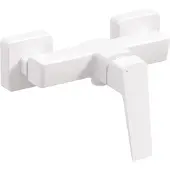 Deante Duscharmatur, Wand- - bianco, weiss, einhebelmischer