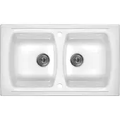Deante Design Lusitano Keramische Wasche Weiss 2K B/O 860X500X240, 3,5" + Werkzeug