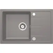 Deante 1-bowl granite sink with drainer