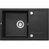 Deante 1-bowl granite sink with drainer
