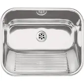 Deante 1-bowl utility sink - recessed or wall-mounted