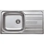 Deante Stahl Zex 3113 Spüle Mit 1 Becken Und Abtropffläche