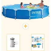 Intex Frame Pool Rund - 366x76 cm - 3-teilig S21341
