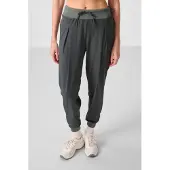 Tommy Life Hüftlange dünne Jersey-Jogginghosen mit Tasche