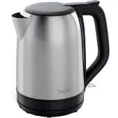 Tefal Subito Mini KO5S2DE0, 1 l, 2400 W, Schwarz, Edelstahl, Edelstahl, Wasserstandsanzeige, Drahtlos