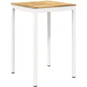 vidaXL Gartenbar-Tisch Weiß 70 x 68,5 x 105 cm Massivholz Akazie