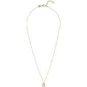 Alisia - Gold-plated necklace with Swarovski pearls "B" AL4258.01.902