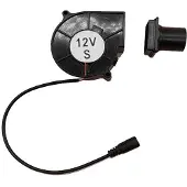 Melitt 7530 PWM-LuftgebläSe 12 V 0,2 ein AC-Betriebener LüFter für Grill-Camping-Picknick-FeuerwehrgeräTe