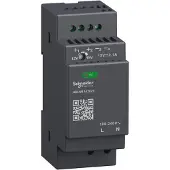 Schneider Electric Modicon switchmode strømforsyning modular til DIN-skinne med 12 VDC 25 W-2,1 A udgang og 100-240 VAC