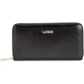 L.credi Geldbörse Sohanni Zip Around Wallet Black schwarz