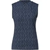 Street One Shirttop Sommertop mit grafischem Muster und Turtleneck
