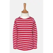 ModAS Gestreiftes Shirt - Kinder - rot/weissgestreift