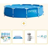 Intex Frame Pool Rund - 366x76 cm - 5-teilig S21007