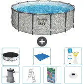 Bestway Steel Pro MAX Rund - 427x122 cm - 6-teilig S596