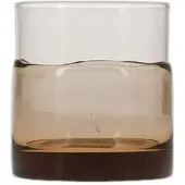 Salt & pepper Wasserglas Mono Transparent / Amber 315 ml (2er Set)
