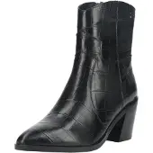 Lazamani Ot Damen Leder-Stiefeletten Black Größe 38