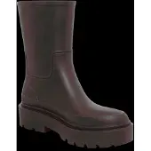 Calvin Klein Gummistiefel "RAINBOOT RUBBER", Damen, Gr. 36, Textil, braun (fudge), Synthetik, unifarben, Basic, Schuhe Gummistiefel, Regenstiefel, Regenboots mit Plateausohle und Logoschriftzug