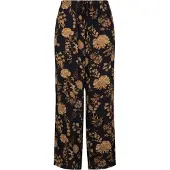 Hunkemoller Pyjamahose Woven Print Schwarz