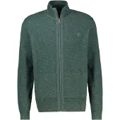 Lerros Strickjacke "Sportive Strickjacke aus hochwertiger Baumwolle", Herren, Gr. L, grün (cedar grün), 100% Baumwolle, Strickjacken Strickjacke