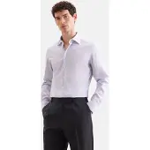 Seidensticker Businesshemd "Schwarze Rose" Slim 1/1 Kentkragen Gestreift