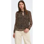 ONLY Langarmbluse in Silver Mink | Gr.: S