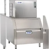 Kbs Gastrotechnik Vollwürfel-Eiswürfelbereiter KV 190 L inkl. Vorratsbehäter und Abeckung