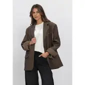 Eleh Damen Blazers Efw260004 - Bruin - Größe 38