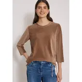 Cecil 3/4-Arm-Shirt mit Tunnelzug am Saum
