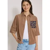 Cecil Hemdbluse in Cord-Optik