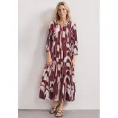 Street One Midikleid Ohne Taschen aus Viskose