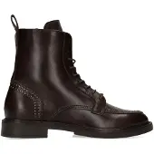 Manfield Braune Lederschnürboots | Größe 39