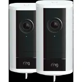 Ring Spotlight Kamera Pro 2. Generation Kabelgebunden Weiß Doppelpack