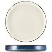 Genware Präsentationsteller Terra Aqua Blue innen weiß – 21 cm (6 Stk.)"